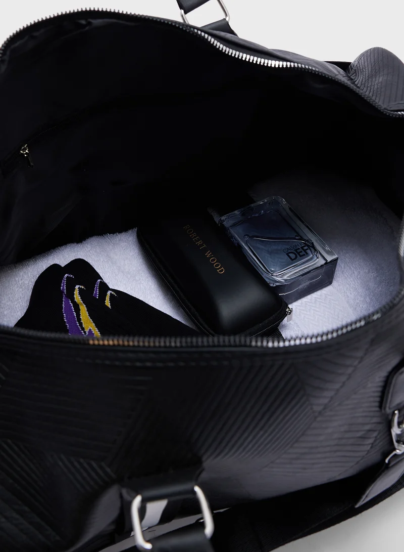 روبرت وود Textured Weekender Duffle Bag