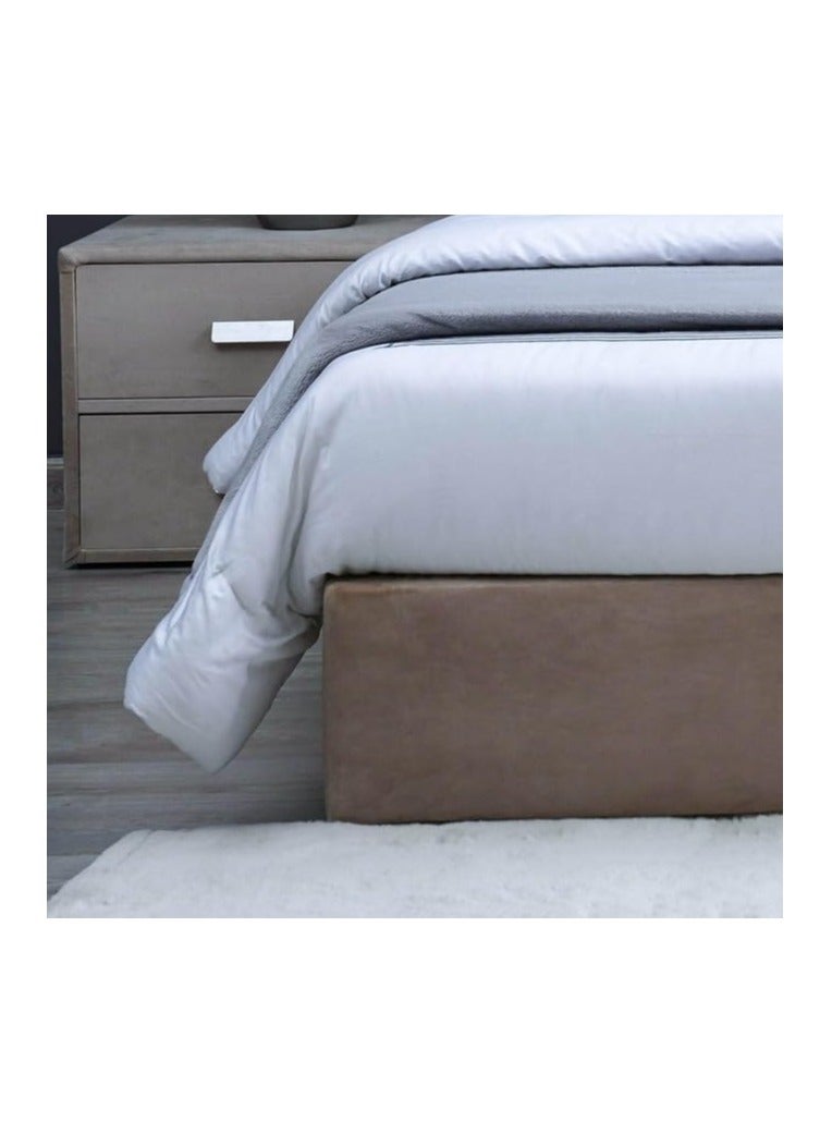Ripple FURNITURE Estella Premium Upholstered Velvet Bed Frame Bedroom Furniture Strong And Sturdy Modern Design Wooden Bed | Quiet & Comfortable Bed  - Image 3
