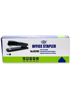 FIS FIS Metal Office Stapler with Max Capacity 100 Staple Pins, Full Strip No. 24/6&26/6 mm, depth 61 mm, 20 Sheets,Black -FSSFN5789BK  - Image 4
