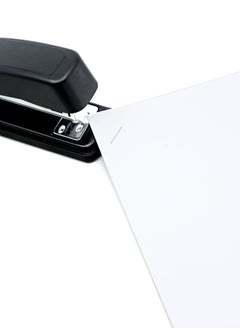 FIS FIS Metal Office Stapler with Max Capacity 100 Staple Pins, Full Strip No. 24/6&26/6 mm, depth 61 mm, 20 Sheets,Black -FSSFN5789BK  - Image 2