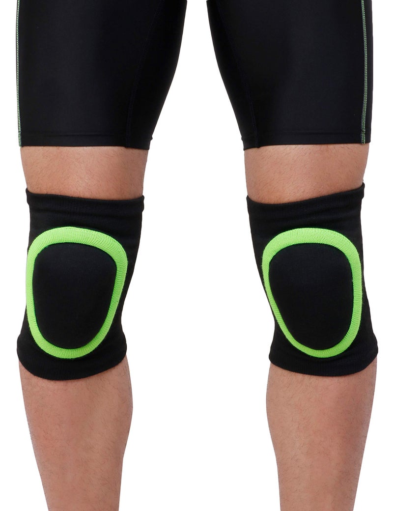GYMIFIC Premium knee Pad support built for superior protection and comfort during gym workouts, sports, and fitness training perfect as a flexible and durable gym knee cap(SMALL, GREEN) - Image 2