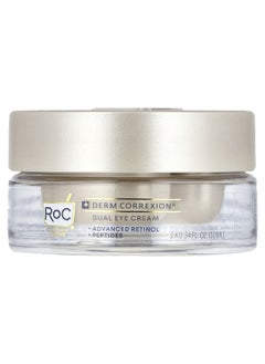 RoC, Derm Correxion®, Dual Eye Cream, Advanced Retinol & Peptides, Fragrance-Free, 0.34 fl oz (10 ml) Each