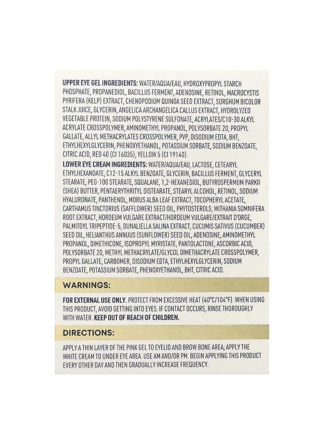 RoC - RoC, Derm Correxion®, Dual Eye Cream, Advanced Retinol & Peptides, Fragrance-Free, 0.34 fl oz (10 ml) Each - Image 1
