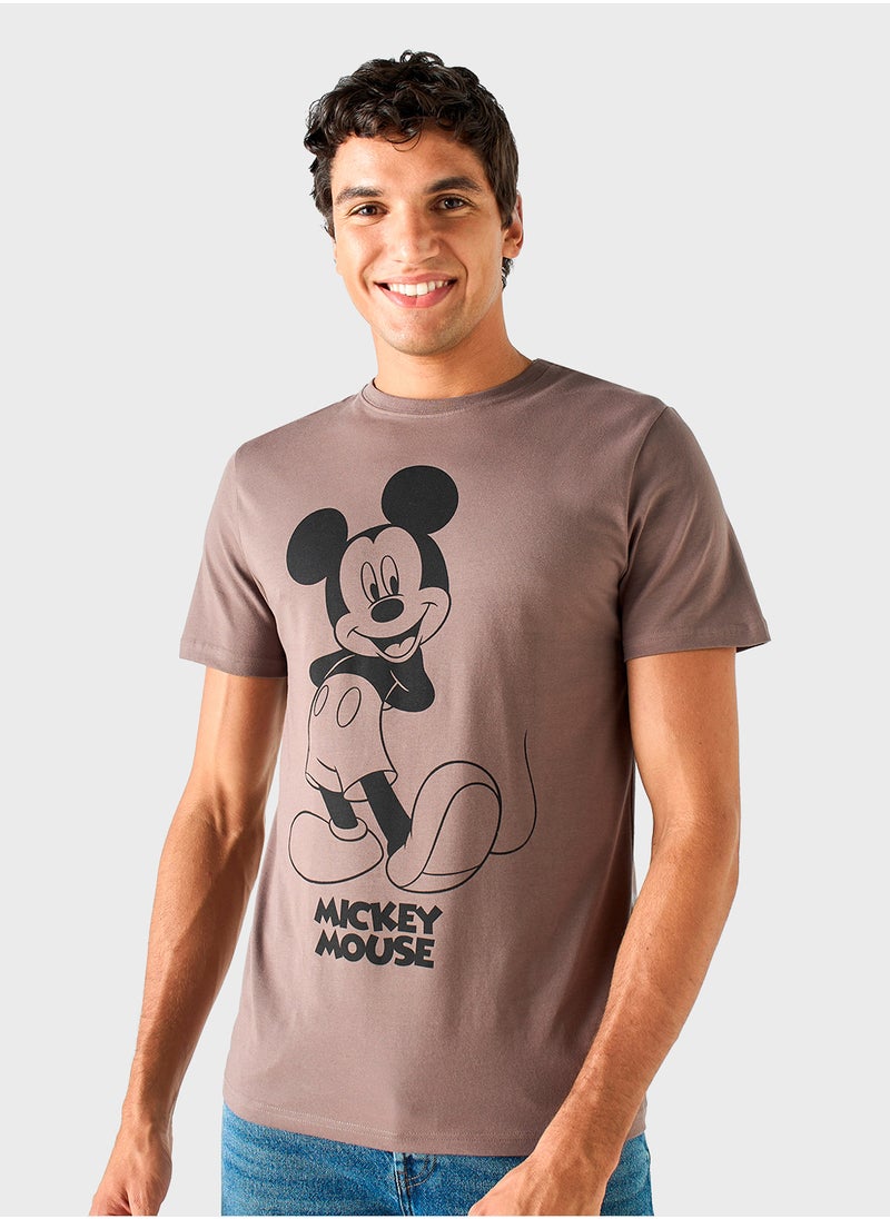 SP Characters - Printed Crew Neck T-Shirt - Image 1