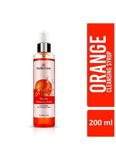 Vedicline Orange Cleansing Syrup For Body & Face Reduce Dirt & Impurities Dead Skin Cells With Orange Extract For Nourished Skin 200Ml  - Image 1