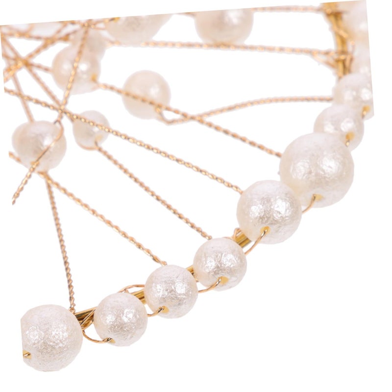2 Pcs Light Yellow 13x13x1cm Pearl Nail Decor Manicure Photo Props For Jewelry Photography - Image 4