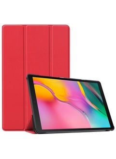 Suitable For Red Rice Flat Pro12.1 Protective Cover Caster Tri-fold Red Rice Pro12.1 Solid Color Hard Shell Redmi-Color:red-Applicable Model:Xiaomi Redmi Redmi Pad 10.6