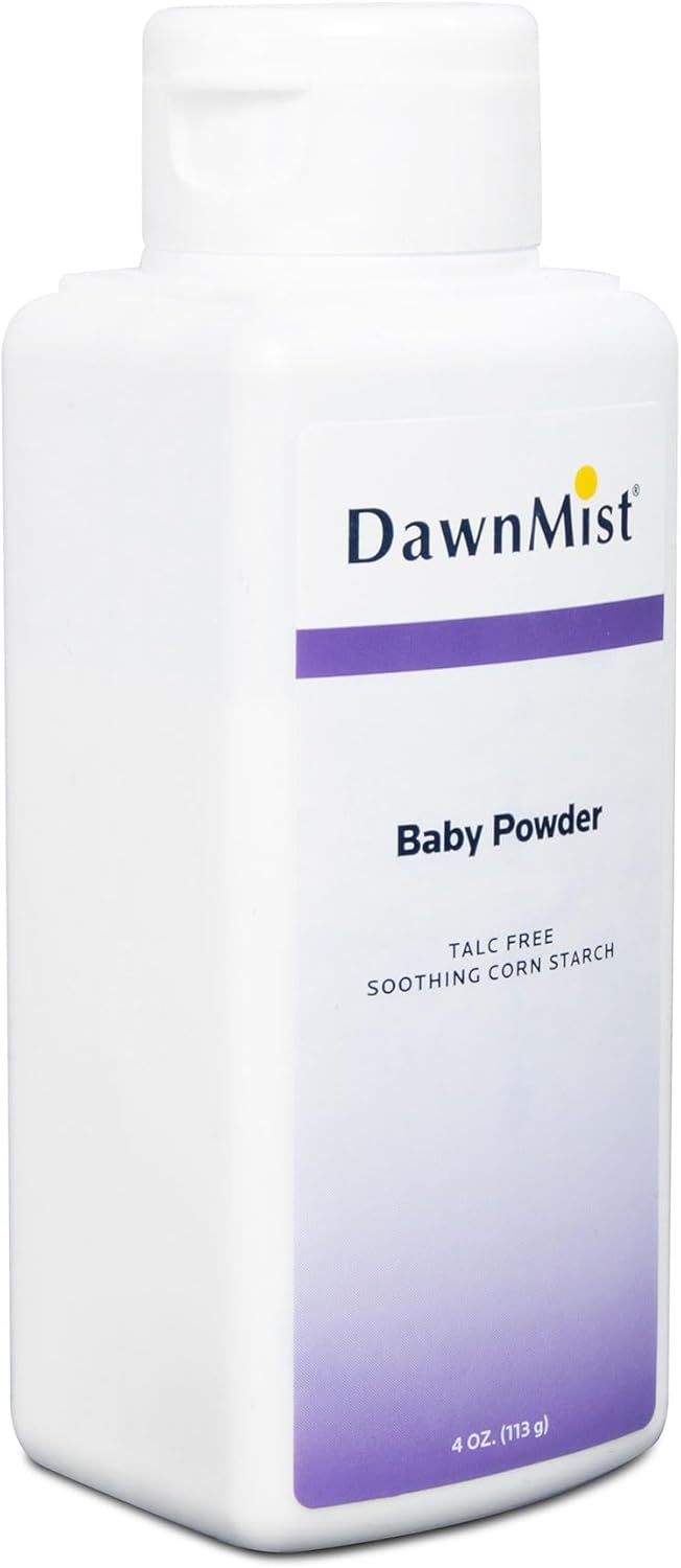 DawnMist Dukal DawnMist Baby Powder  Cornstarch Formula 4 oz  Pack of 2  Gentle Softening Powder for Babies Adults and Daily Use - Image 3