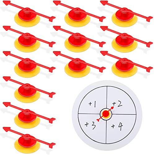 Sotiff 20 Pcs Small Arrow Spinners for Game Bulk 4 Inch Mini Spinner Board Game Spinners Plastic DIY Board Replacement Party Classroom Home School Projects Probability Activities4 Inch - Image 1