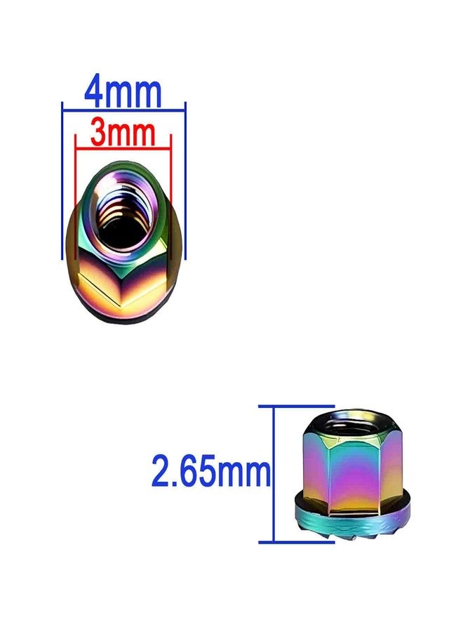 TCRC 8PCS Grade 5 Titanium Precision M2 Wheel Nuts for Axial SCX30 1/30 RC Crawler Car Upgrades - Image 3