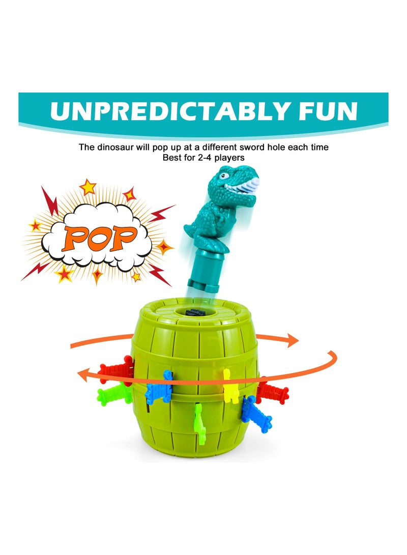 Pop Up Dinosaur Game for 3-8 Year Old Boys Girls, Classic Board Game Dinosaur Pop Up Toy Educational Pop Up Game Preschool Board Game Interactive Popup Game for Children Action, Kids Party Games - Image 2