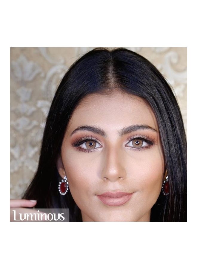 Luminous Women luminous latin brown Lenses Magnifying and shiny lenses for the eye they are  soft and light on the eyes and they are licensed by most countries of the world and have the ability to enter oxygen. Let your eyes breathe with Luminous - Image 4
