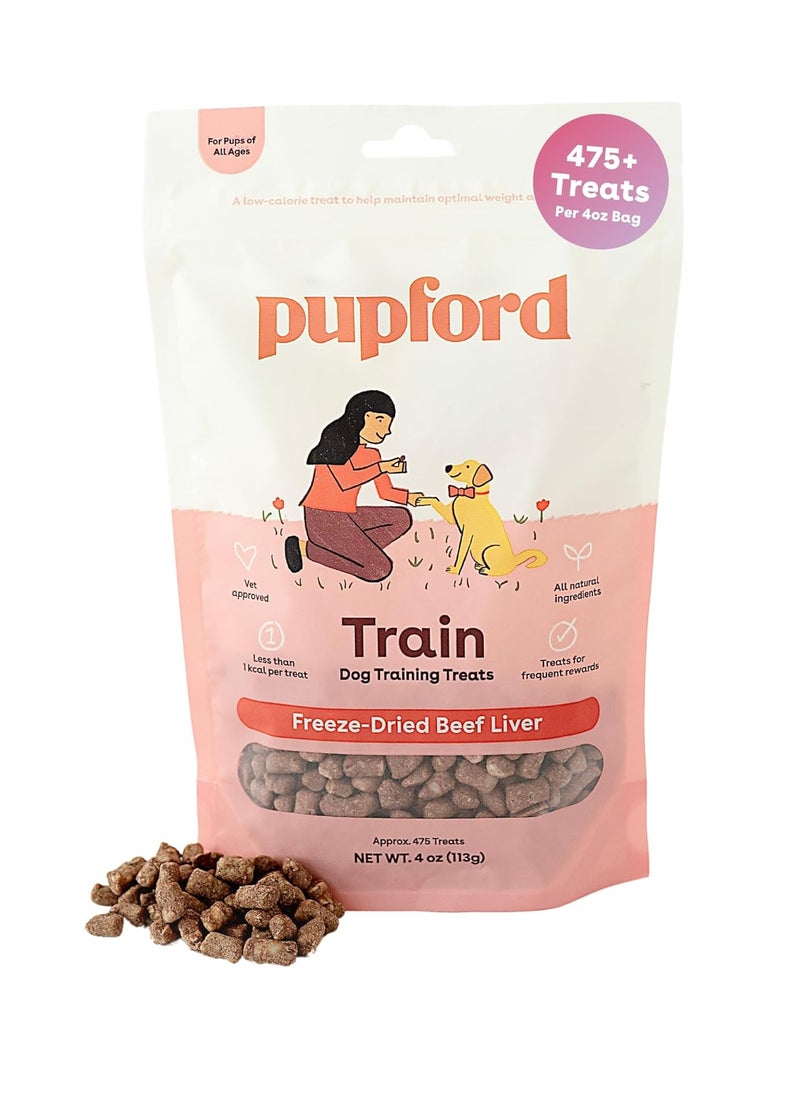 Pupford Freeze Dried Training Treats for Dogs & Puppies, 475+ Three Ingredient Bites (Beef Liver, 4 oz) - pzsku/ZC44974424F53128077D6Z/45/_/1731248050/8bb36b2e-168c-4334-8863-7001070f59f8