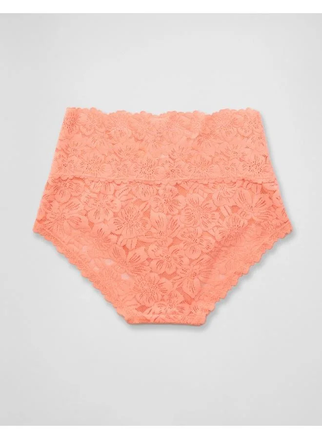 Aerie Show Off Rosey Lace Boybrief Underwear