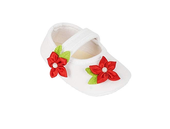 Rsmart Baby's Cotton Booties Shoes (White) - Image 1