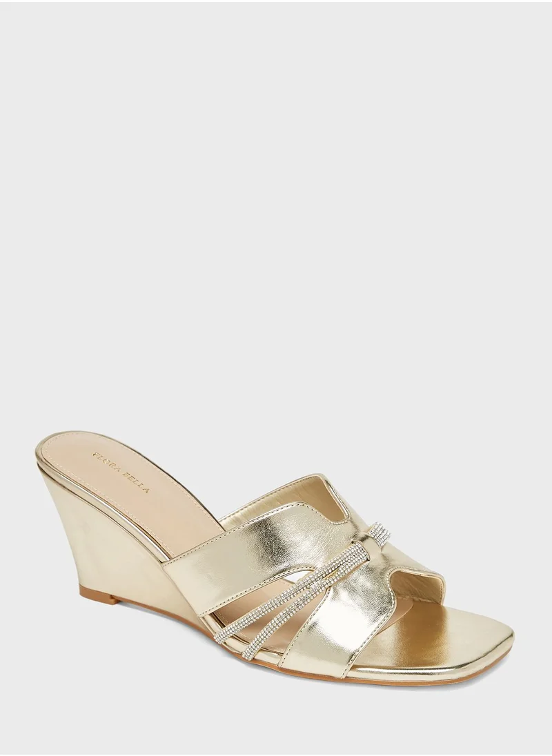 شو اكسبرس Multi Strap Wedge Sandals