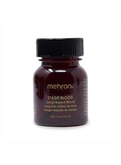mehron Makeup Stage Blood | Edible Fake Blood Makeup for Stage, Costume, Cosplay (1oz.) (Bright Arterial)  - Image 1