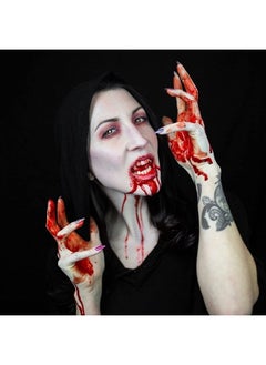 mehron Makeup Stage Blood | Edible Fake Blood Makeup for Stage, Costume, Cosplay (1oz.) (Bright Arterial)  - Image 3