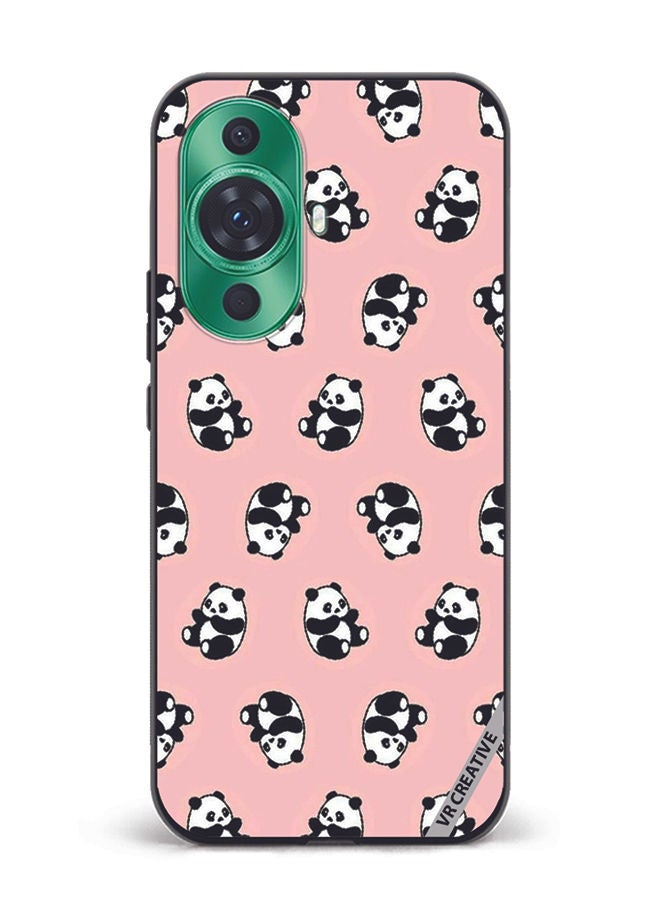 Protective Case Cover For Huawei nova 11 Ultra Panda Design Multicolour