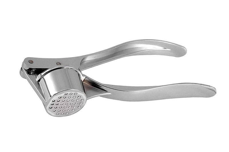 OANGO Stainless Steel Kitchen Garlic Presser Crusher Press Peeler Dough Press Squeeze Ginger Ginger Crusher Stainless Steel - Image 4