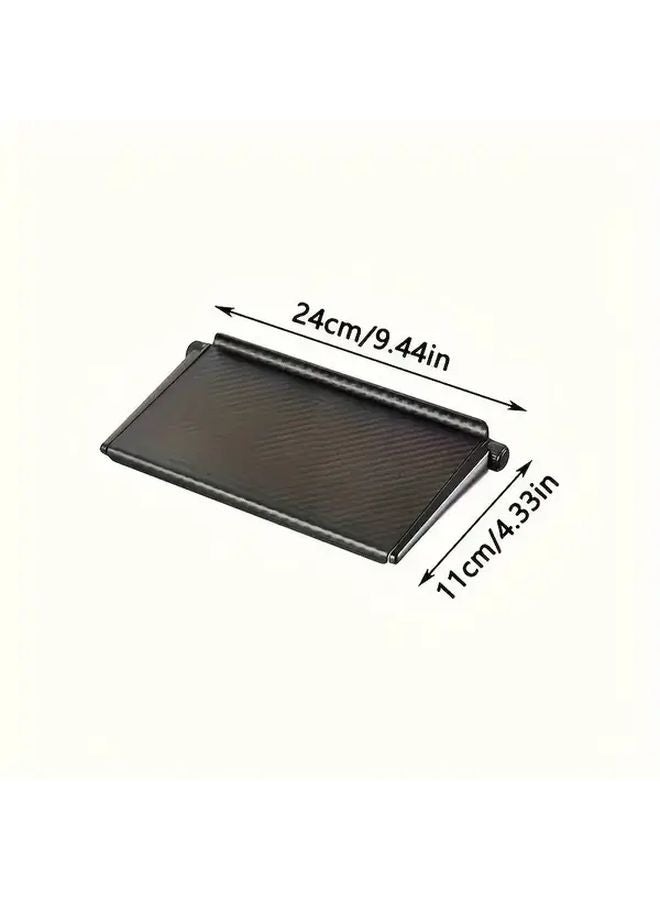 Adjustable TV Monitor Shelf Size M Durable Plastic Metal Frame Space Saving Desk Organizer - Image 5