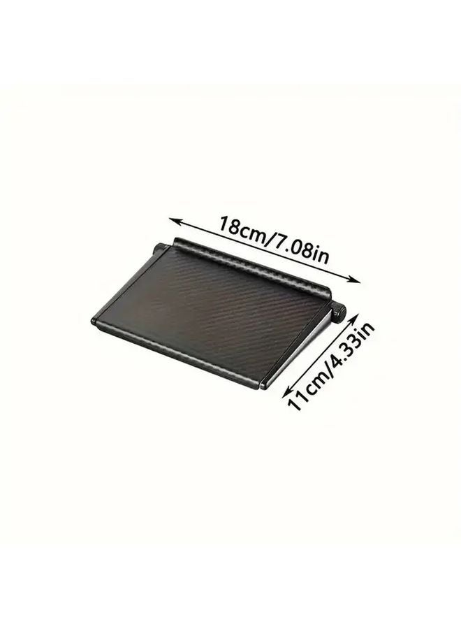Adjustable TV Monitor Shelf Size M Durable Plastic Metal Frame Space Saving Desk Organizer - Image 3
