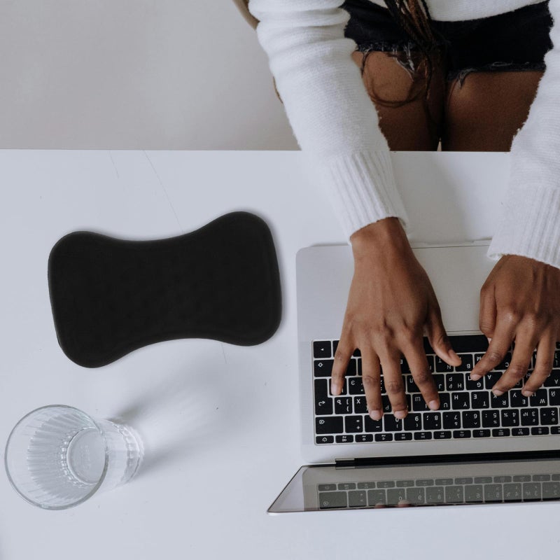 Memory Foam Keyboard and Mouse Wrist Rest Set Ergonomic Support Pad with Non Slip Base - Image 5