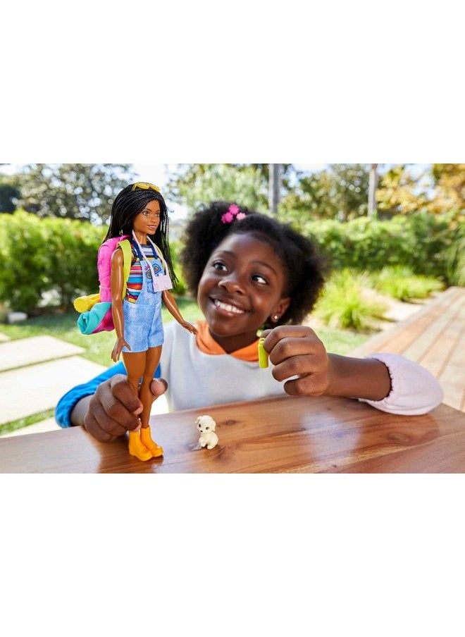 Barbie Doll And Accessories It Takes Two “Brooklyn” Camping Doll With Pet Puppy And 10+ Accessories  - Image 3