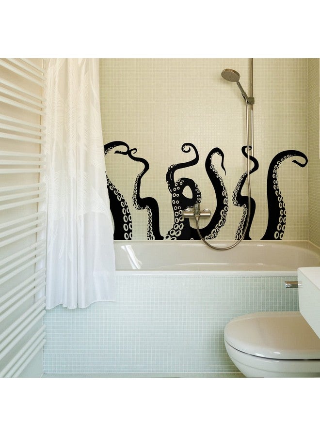 SUPERDANT 4Pcs Octopus Tentacles Wall Sticker Sea Animal Wall Decal Mural Home Art Decor Vinyl Wall Art Decal Octopus Decor For Bathroom Bathtub Wall Decor Stickers - Image 1
