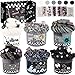 Rowecvce 6 Pack Slime Kit Black Punk Slimes Cloud Butter Clear Slime Party Favors Toys for Girls Boys Ages 812 Goodie Bag Stuffers Kids Slime Kits for Easter Christmas Halloween Birthday Valentine - Image 2