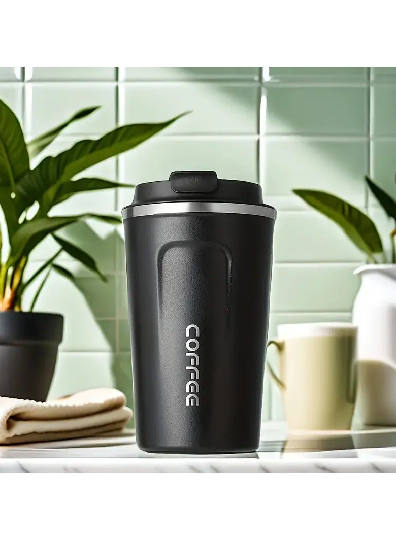 Coffee Vacuum Insulated Travel Mug Leakproof Double Wall Stainless Steel Reusable Coffee Cup with Lid for Hot and Cold Drinks 510ML  - Image 2