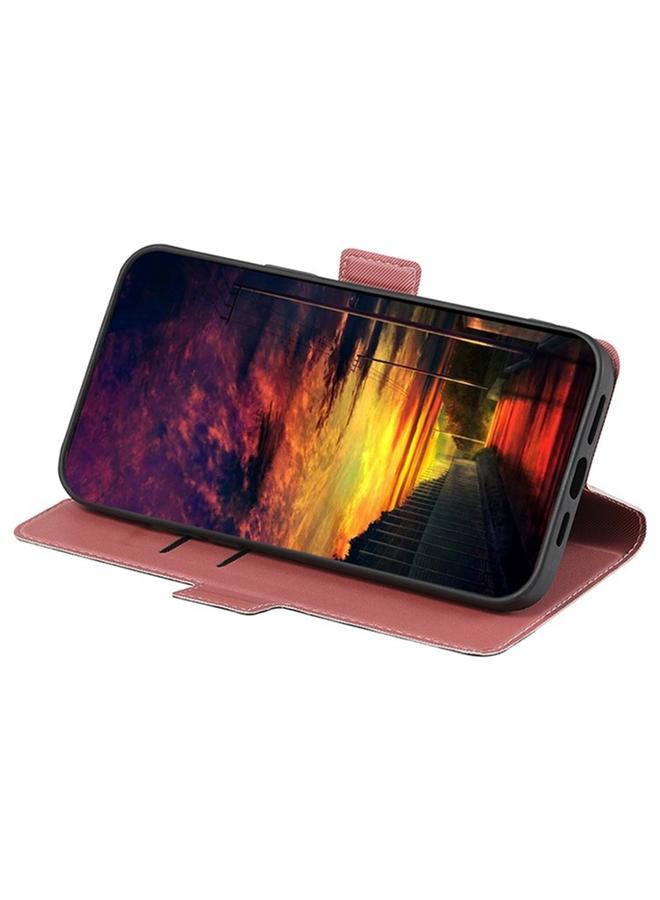 S-TOP Case For Motorola Moto G84 5G Twill Texture Side Button Leather Phone Case - Image 4