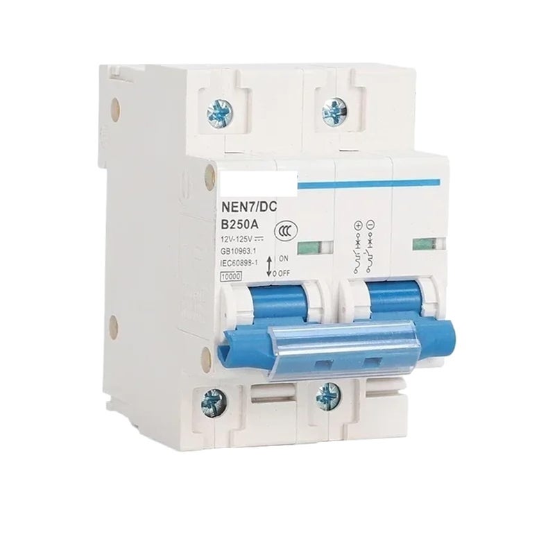DC 1P 2P 12V24V48V60V120V Air Switch 63A 80A 100A 125A 150A 200A 250A Solar Battery Circuit Breaker(1P,63A) - Image 2
