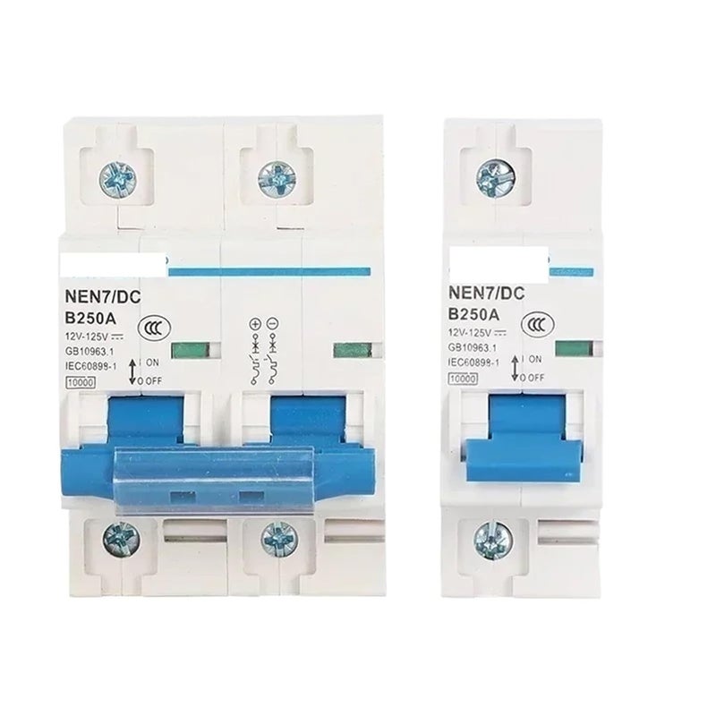 DC 1P 2P 12V24V48V60V120V Air Switch 63A 80A 100A 125A 150A 200A 250A Solar Battery Circuit Breaker(1P,63A) - Image 3