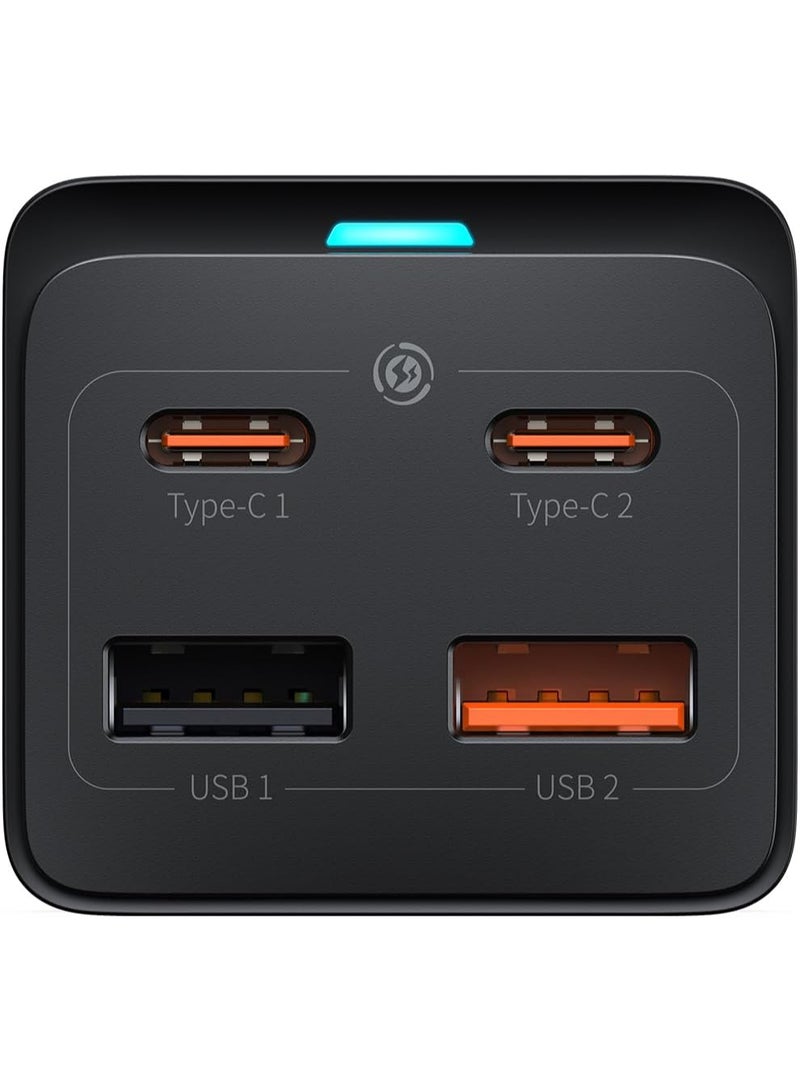 Baseus GaN3 Pro Desktop Powerstrip AC+2U+2C 65W – EU Black - Image 5