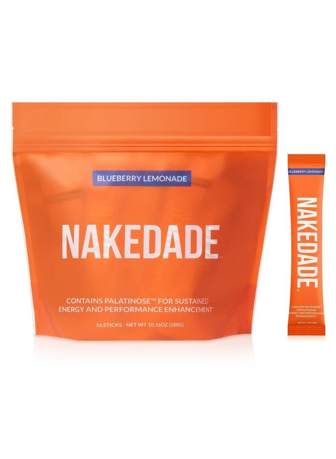 NAKED nutrition Nakedade - Performance Enhancing Sports Drink Powder - Blueberry Lemonade Electrolyte Powder - No GMOs or Artificial Sweeteners, Gluten-Free, Soy-Free, Dairy-Free - 16 Sticks - Image 1