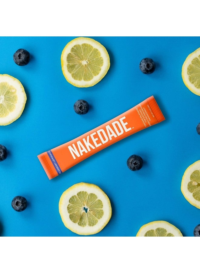 NAKED nutrition Nakedade - Performance Enhancing Sports Drink Powder - Blueberry Lemonade Electrolyte Powder - No GMOs or Artificial Sweeteners, Gluten-Free, Soy-Free, Dairy-Free - 16 Sticks - Image 5