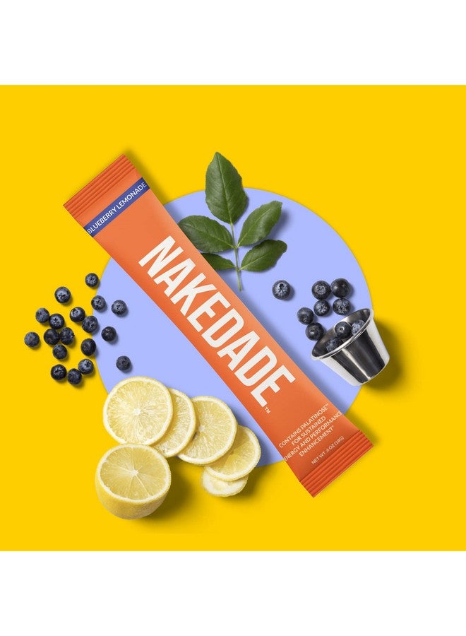 NAKED nutrition Nakedade - Performance Enhancing Sports Drink Powder - Blueberry Lemonade Electrolyte Powder - No GMOs or Artificial Sweeteners, Gluten-Free, Soy-Free, Dairy-Free - 16 Sticks - Image 2