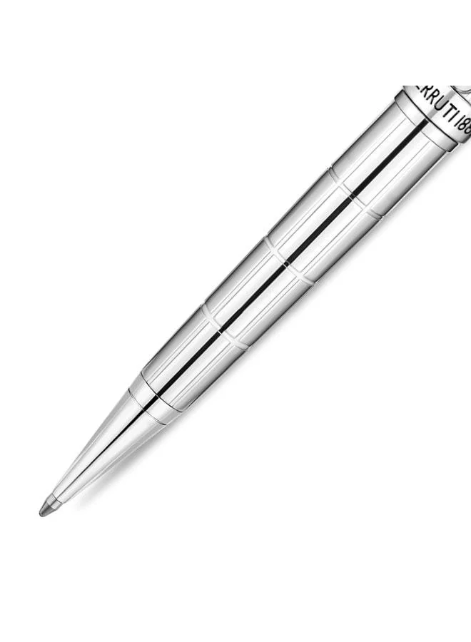 CERRUTI 1881 Silver Texture Pen with Blue ink