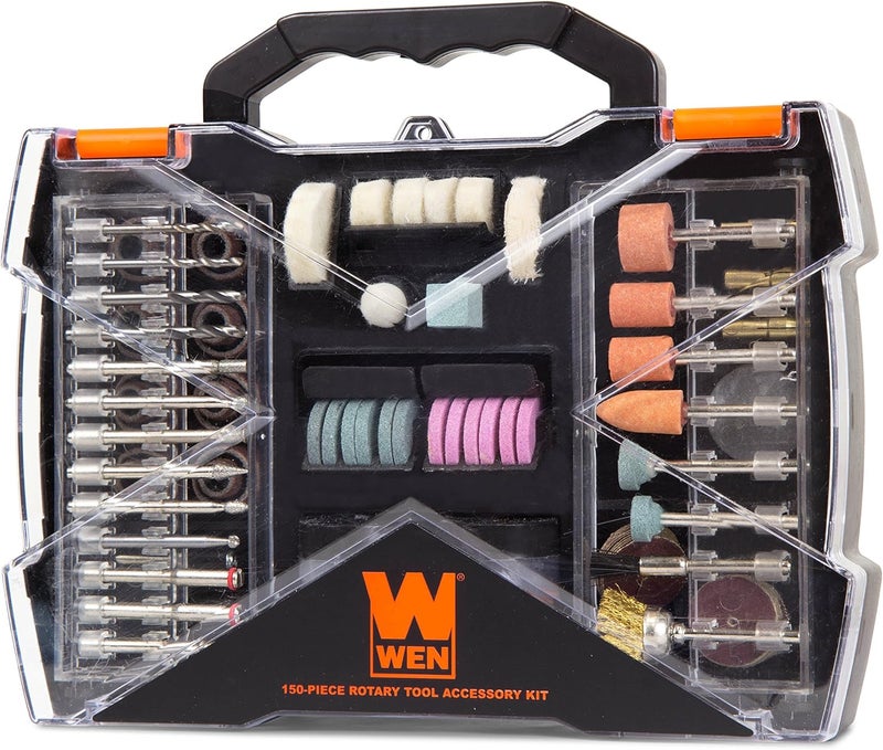 Wen 230151A 150-Piece Rotary Tool Accessory Kit with Carrying Case - Image 1
