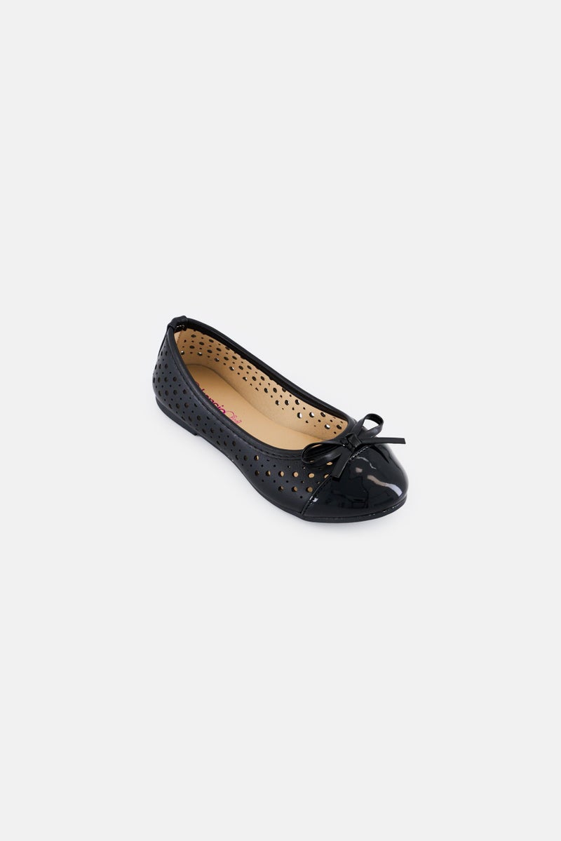 Kensie Girl Kids Girl Ballerinas Slip On Flats, Black - Image 1