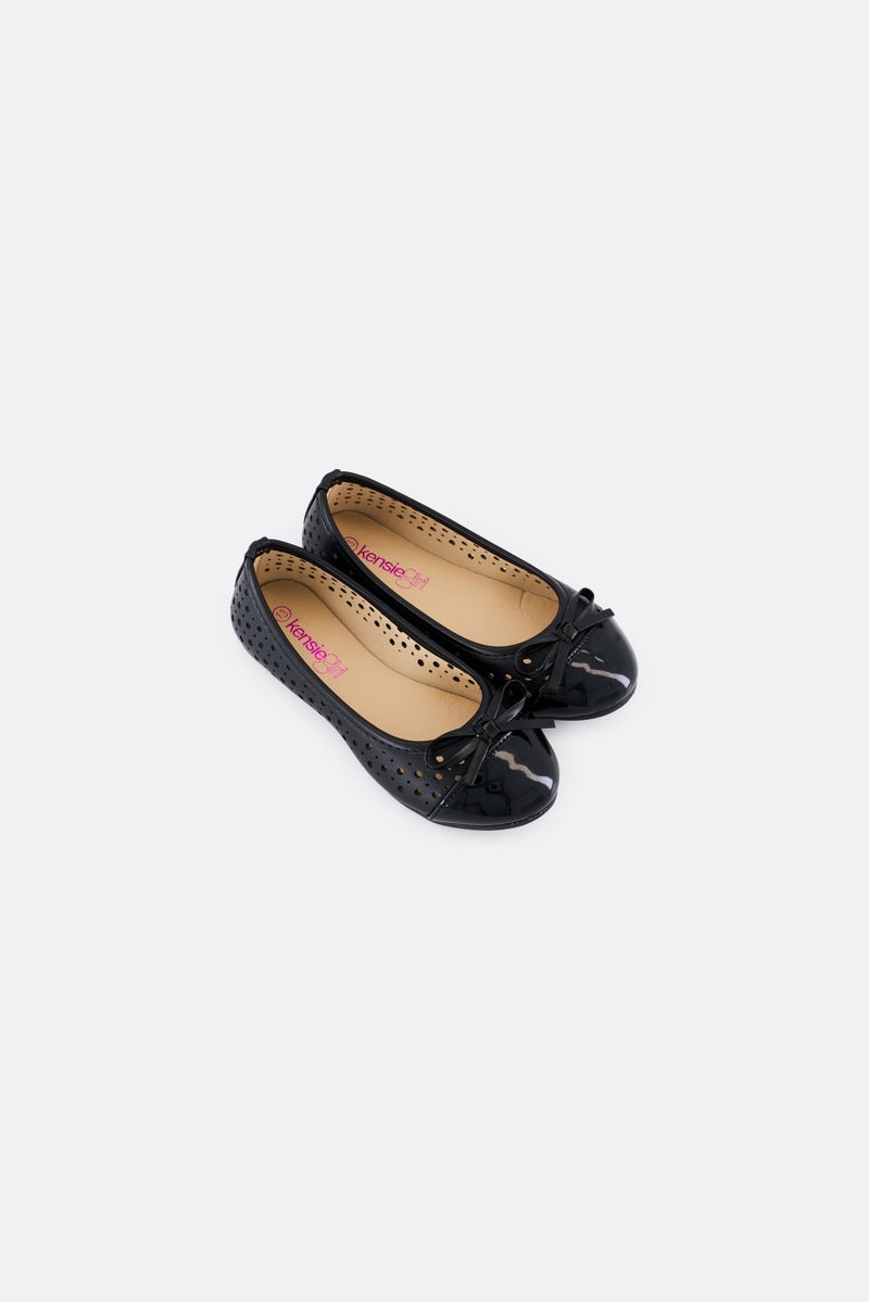 Kensie Girl Kids Girl Ballerinas Slip On Flats, Black - Image 4