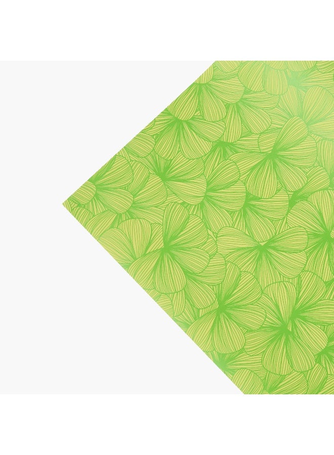Findz Floral Print Paper Gift Wrap - 70x200 cms - Image 3