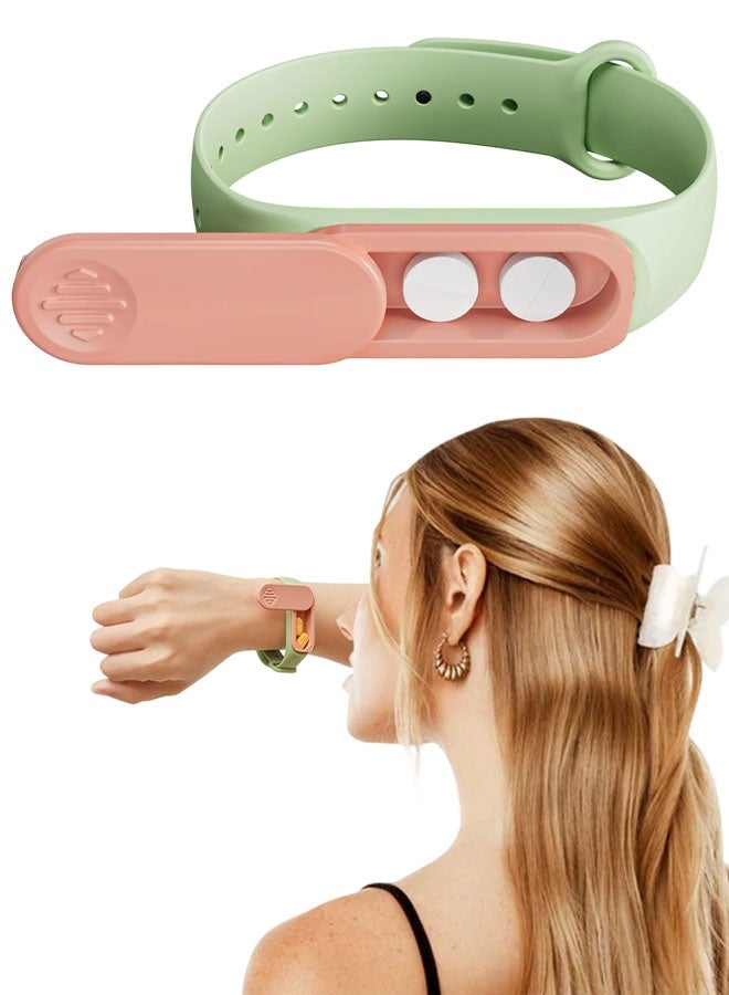 سوار حبوب - علبة حبوب طوارئ محمولة بحزام قابل للتعديل، وغطاء سريع الفتح بزاوية 360 درجة، وتصميم مناسب للسفر، مثالي للاستخدام اليومي/السفر - Image 1