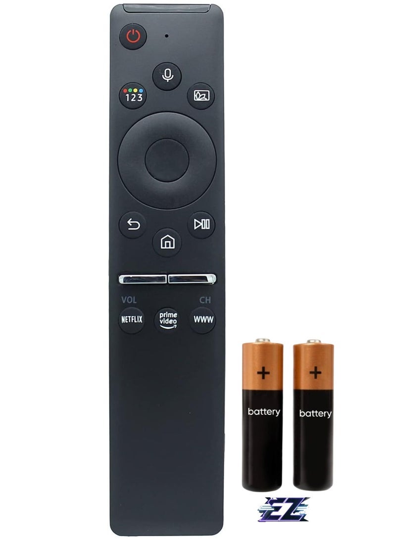 PopZa Replacement BN59-01312F Voice Remote Control for Samsung Smart TV Also Compatible with BN59-01312D BN59-01311E BN59-01330C with battery - Image 1