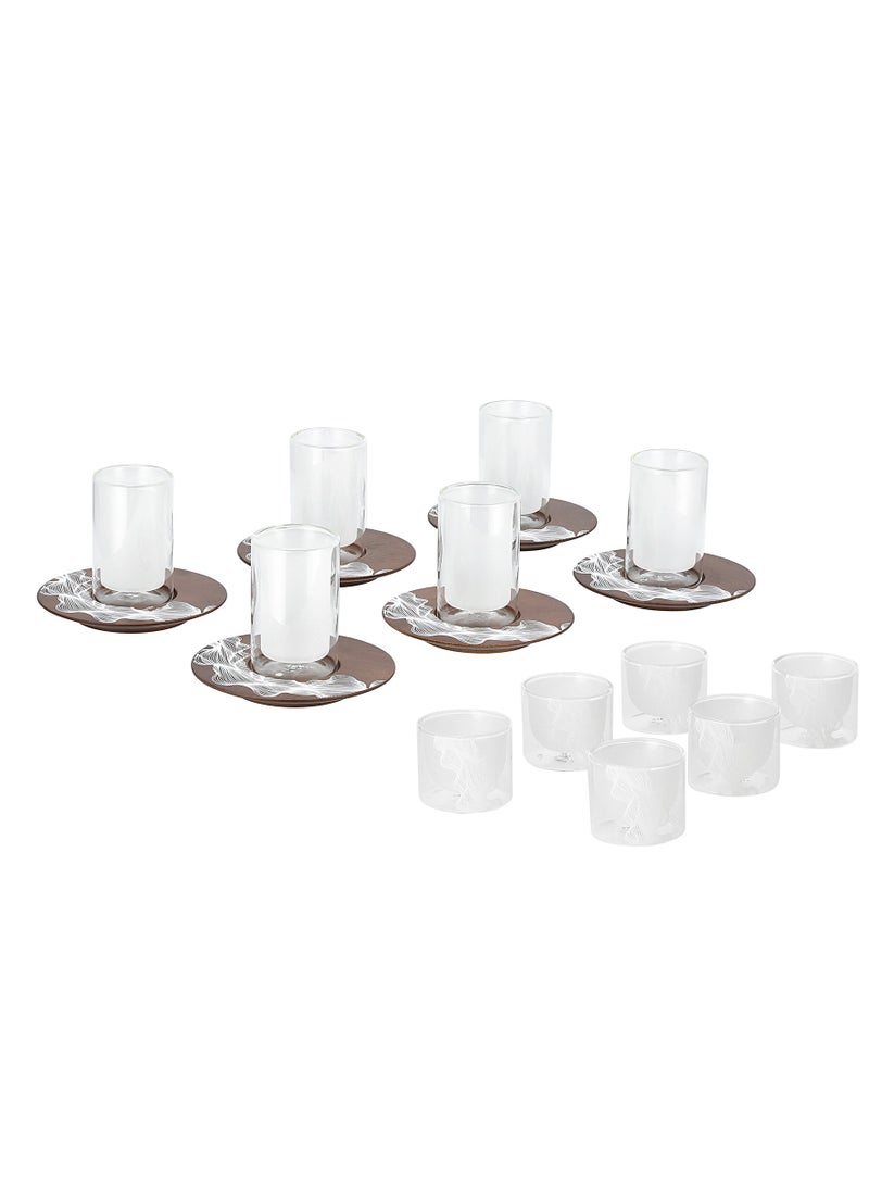 Dallaty 18 Pieces Arabic Tea and coffee set  - Image 4