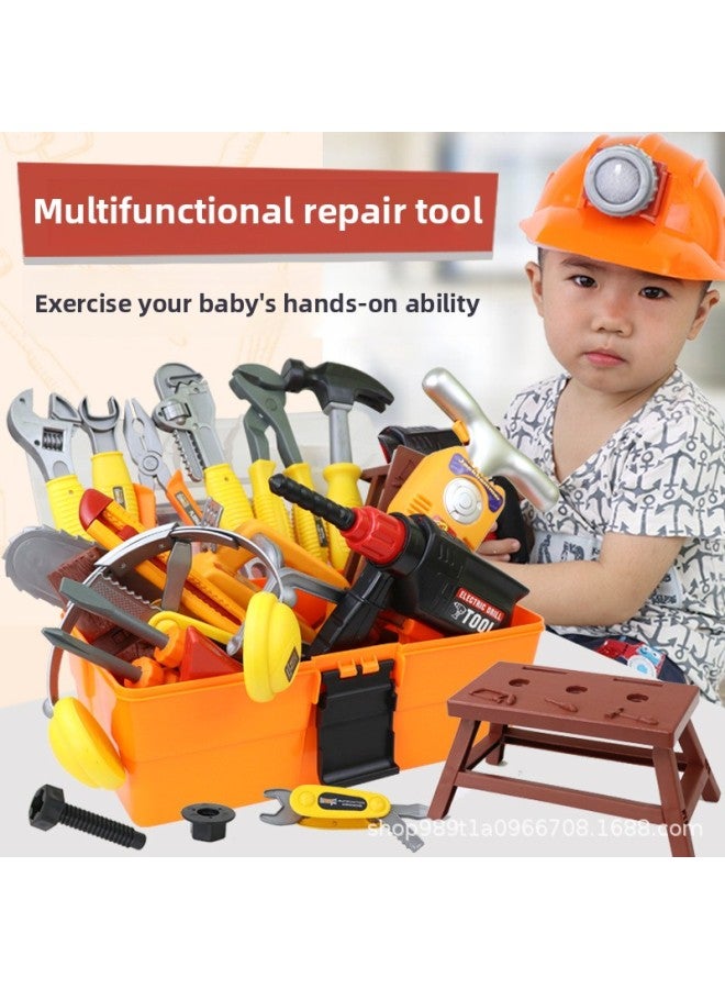 Children's Tool Box Boys Simulation Engineer Repair Playhouse Electric Drill Accessories Loose Toys Visual And Intellectual Development-Color:Pliers  - Image 3