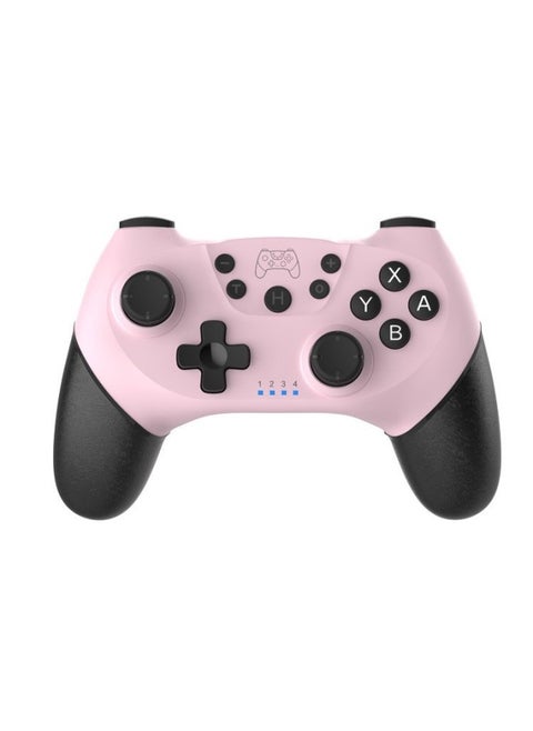 Nintendo Switch Pro Bluetooth Wireless Game Controller Vibration For Ns Lite Call Function Digital Computer Gaming Joystick-Product Color:Generation 2 With Macro Programming Pink
