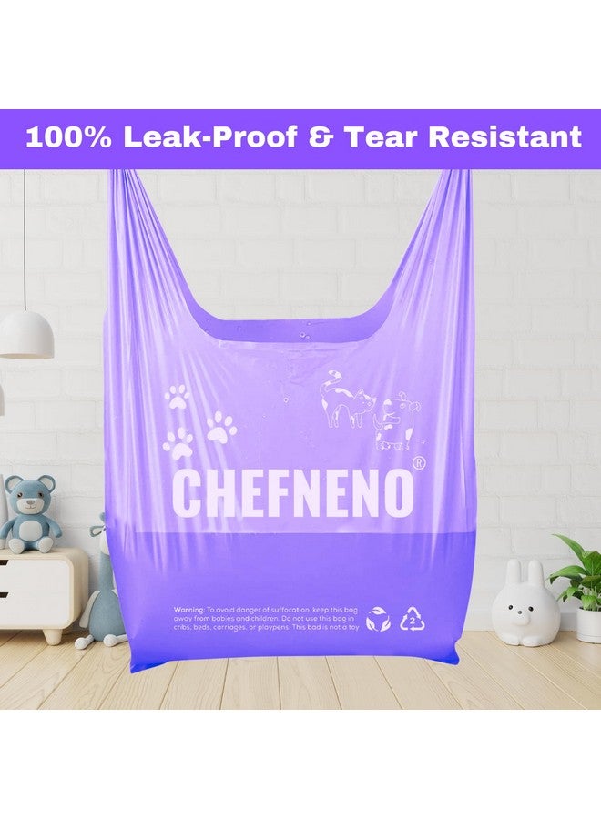 CHEFNENO Baby Diaper Bag Disposable (600 Count) Fresh Baby Powder Scented Easy Tie Handles Bulk Diaper Sacks Disposable Dog Poop Waste Bags Cat Litter Clump & Poop Bags Sanitary Pad Waste Bags (600 Bags) - Image 5