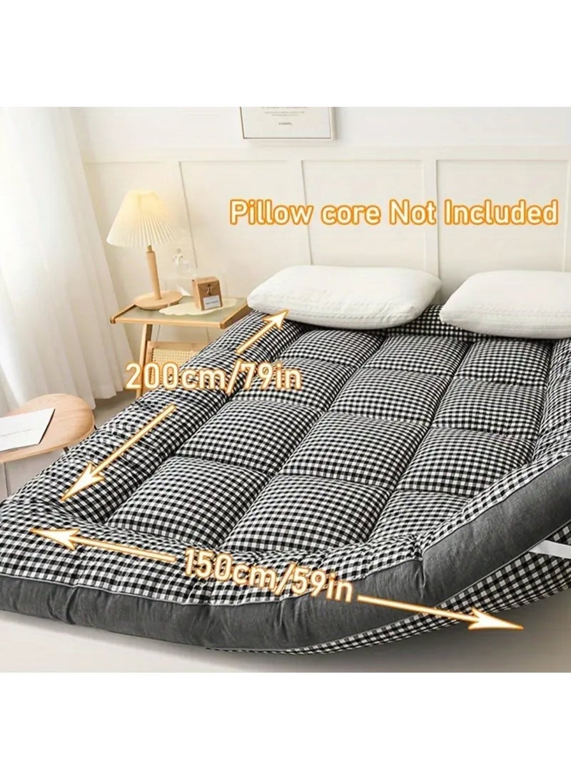 Floor Mattress Futon, Roll-Up Portable Mattress, Camping Mattress, GuestRoom Mattress, Tatami Sleeping mat，Comfortable for Autumn And Winter，Suitable for Bedroom,Apartment, Dorm - Multiple Colors - Image 4